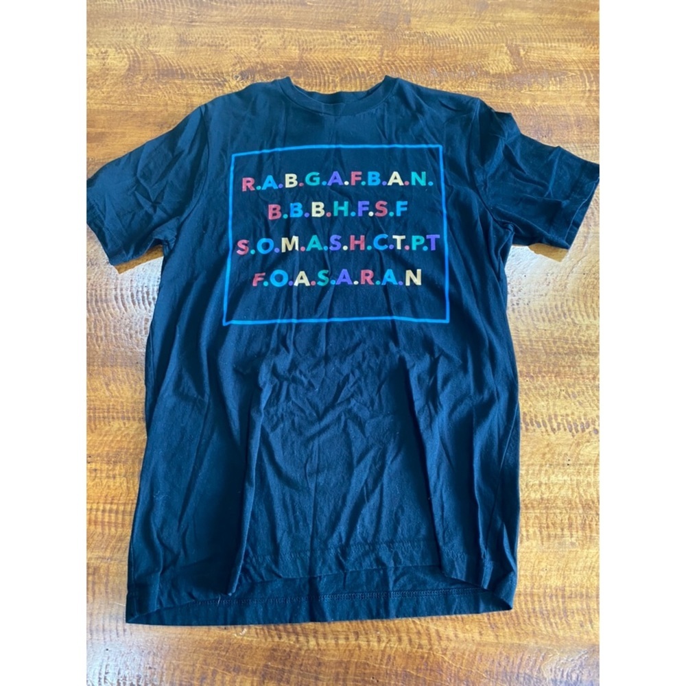 R.A.B.G.A.F.B.A.N - White Act Up City Girls Graphic T-shirt - M